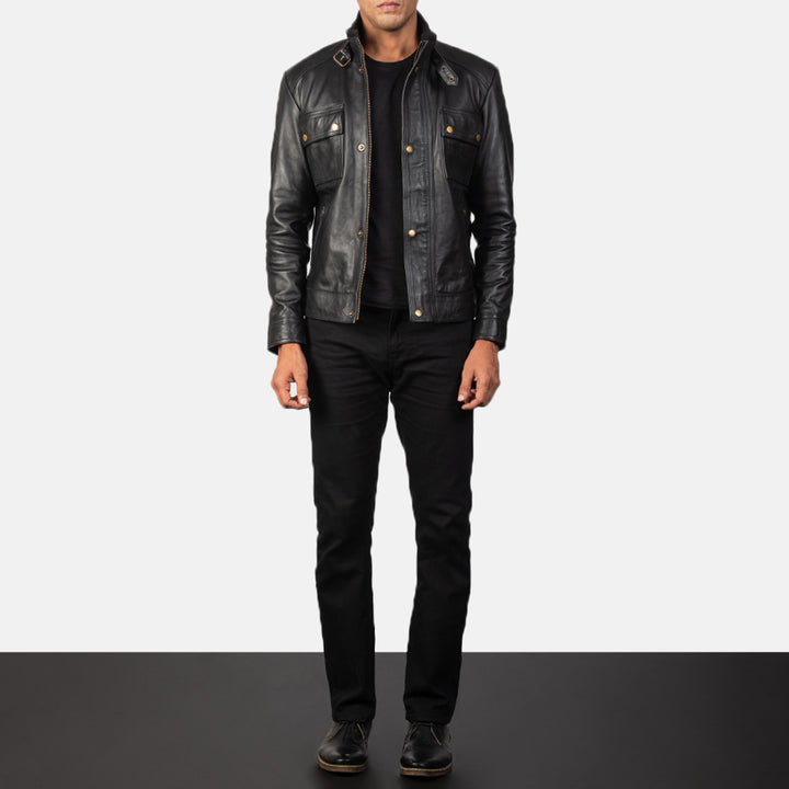 Detail-shot-of-snap-button-pockets-on-black-biker-gear
