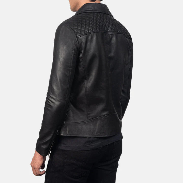 diamond-quilted-detail-on-men-leather-biker-jacket