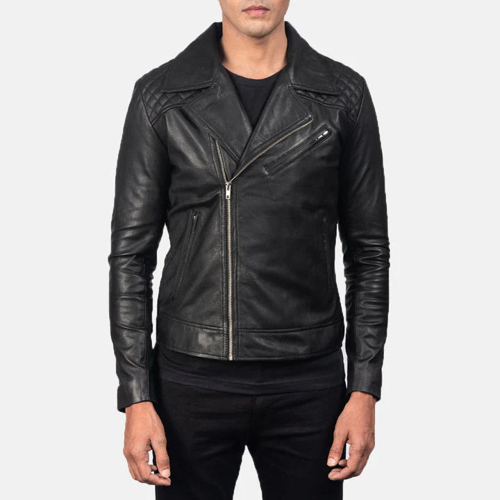 mens-quilted-shoulder-black-leather-biker-jacket-back