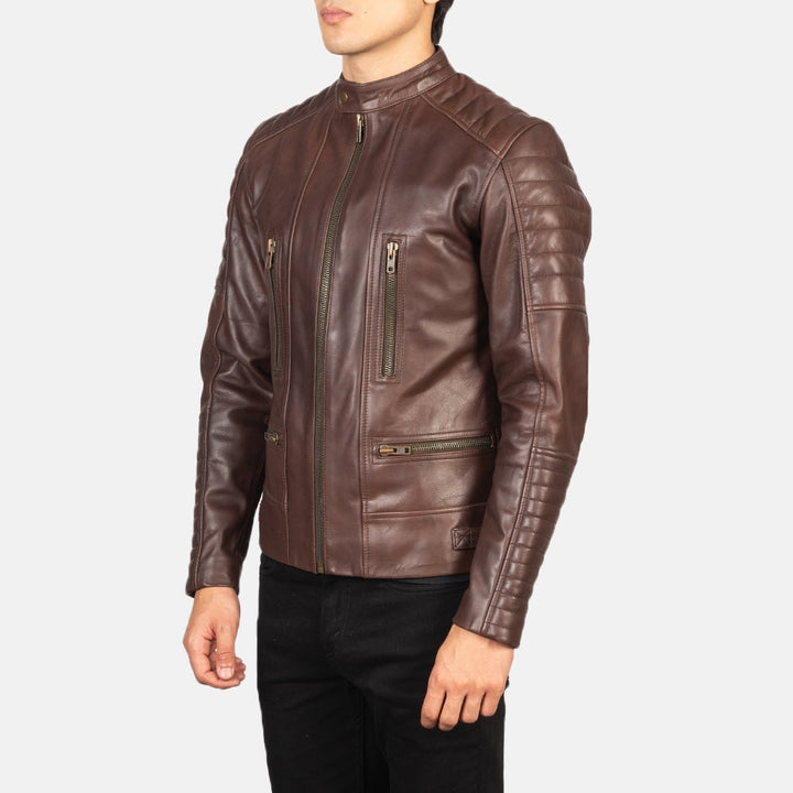 ribbed-shoulder-and-sleeve-detail-on-brown-moto-jacket