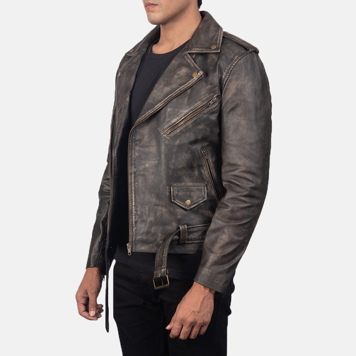 vintage-brown-moto-jacket-with-adjustable-waist-belt