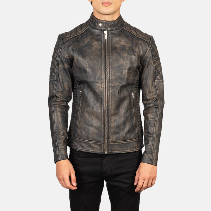 mens-slim-fit-grey-leather-racing-jacket-front-view