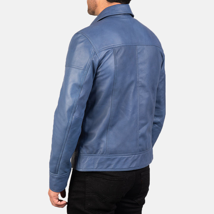 men-contemporary-fashion-slate-blue-leather-jacket