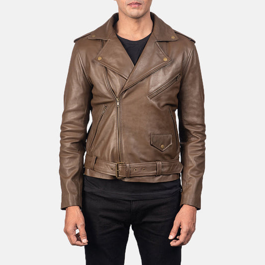 mens-tan-brown-leather-biker-jacket-front-view