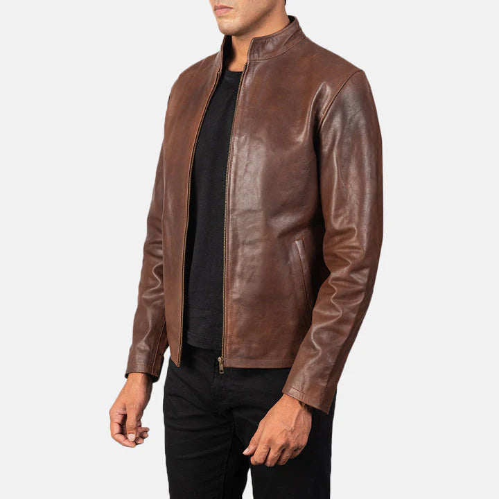 dual-chest-zipper-utility-brown-motorcycle-jacket