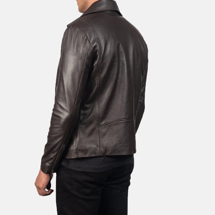 Premium-slim-fit-brown-leather-jacket-for-men-back-view