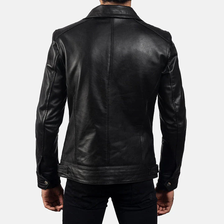 Mens-slim-fit-leather-outerwear-back-view