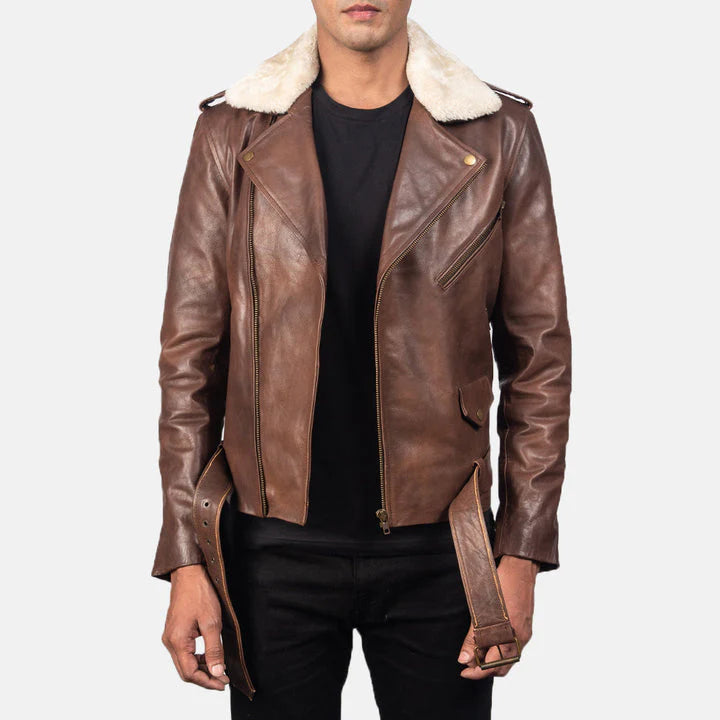 premium-shearling-collar-detail-on-brown-leather-jacket