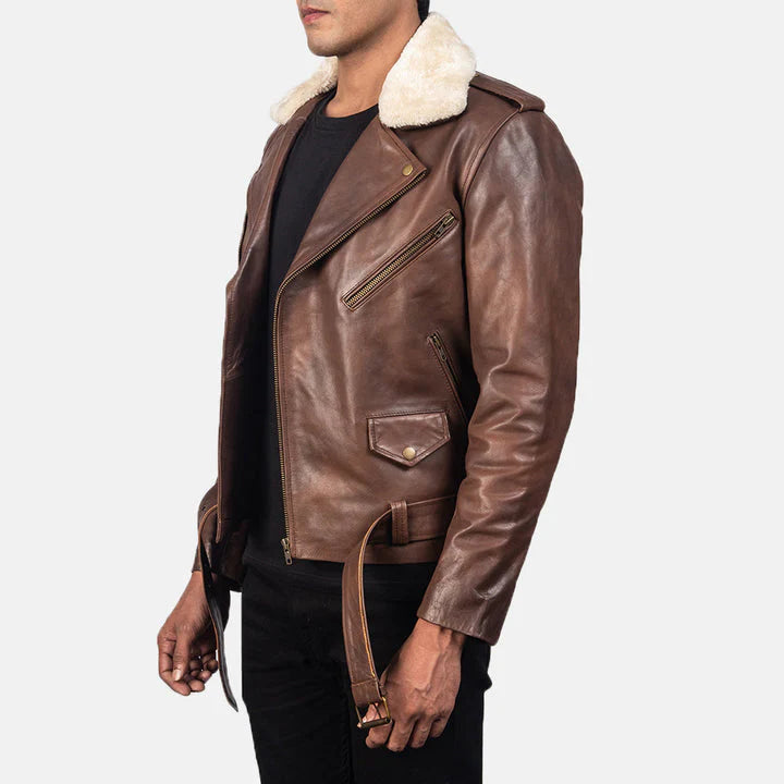 vintage-distressed-brown-motorcycle-jacket-side-view