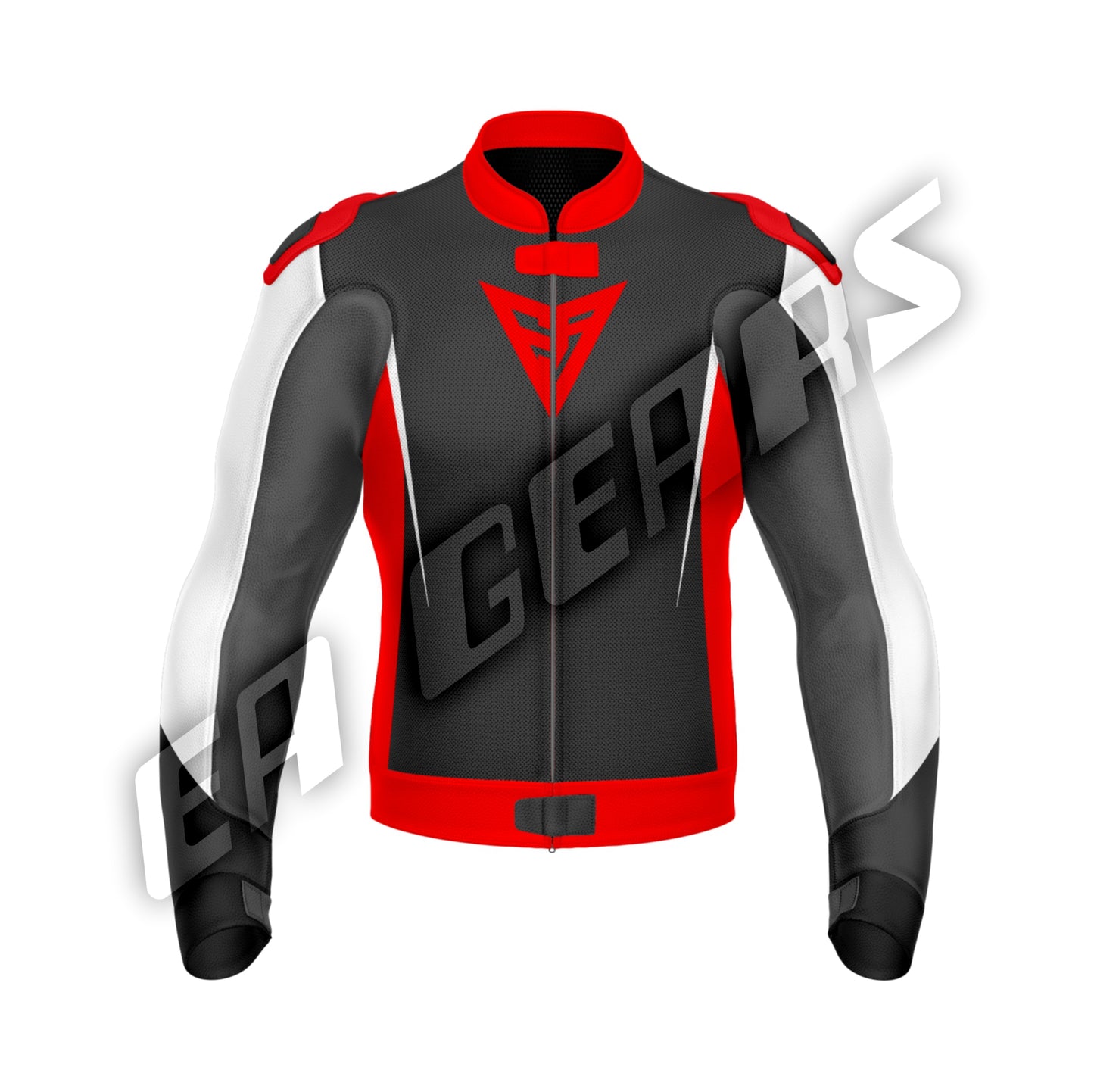 High-visibility cowhide motorcycle racing Jacket for track riders
